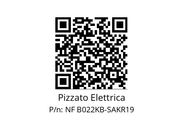   Pizzato Elettrica NF B022KB-SAKR19