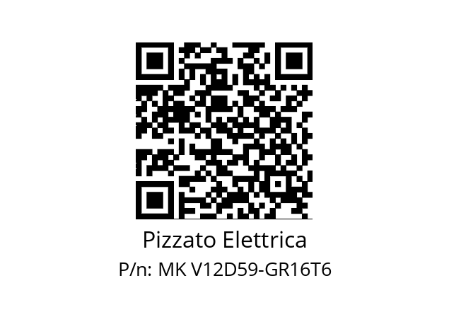   Pizzato Elettrica MK V12D59-GR16T6