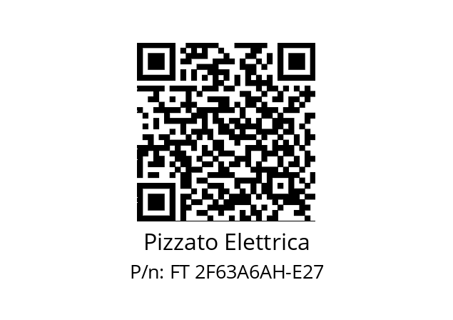   Pizzato Elettrica FT 2F63A6AH-E27