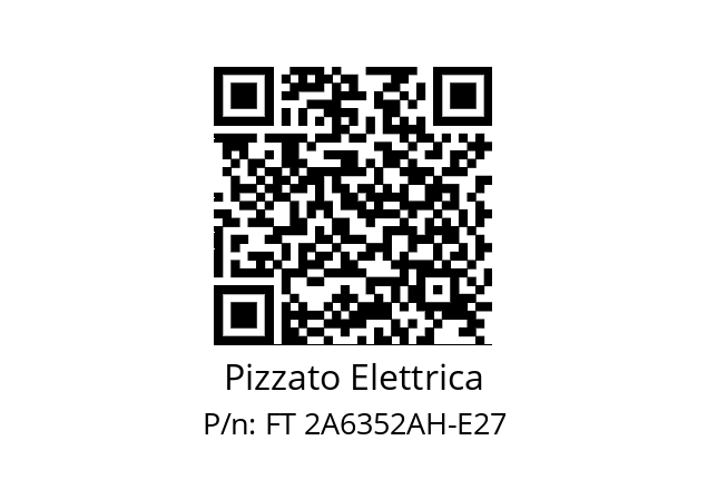   Pizzato Elettrica FT 2A6352AH-E27