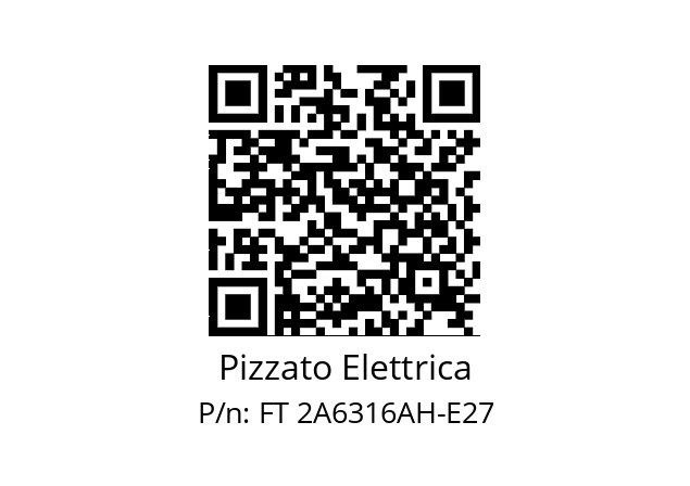   Pizzato Elettrica FT 2A6316AH-E27