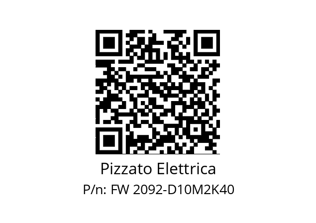   Pizzato Elettrica FW 2092-D10M2K40