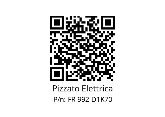   Pizzato Elettrica FR 992-D1K70