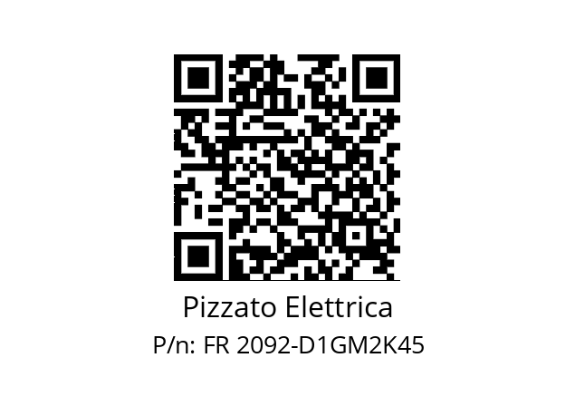   Pizzato Elettrica FR 2092-D1GM2K45