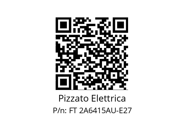   Pizzato Elettrica FT 2A6415AU-E27