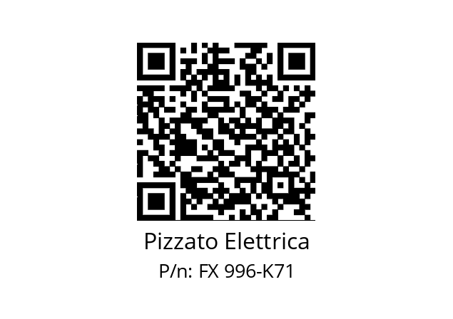   Pizzato Elettrica FX 996-K71