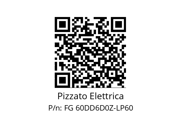   Pizzato Elettrica FG 60DD6D0Z-LP60