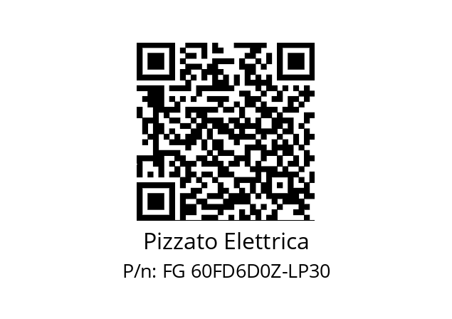   Pizzato Elettrica FG 60FD6D0Z-LP30