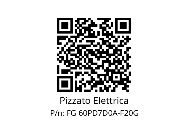   Pizzato Elettrica FG 60PD7D0A-F20G