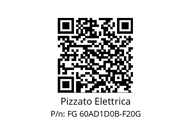   Pizzato Elettrica FG 60AD1D0B-F20G