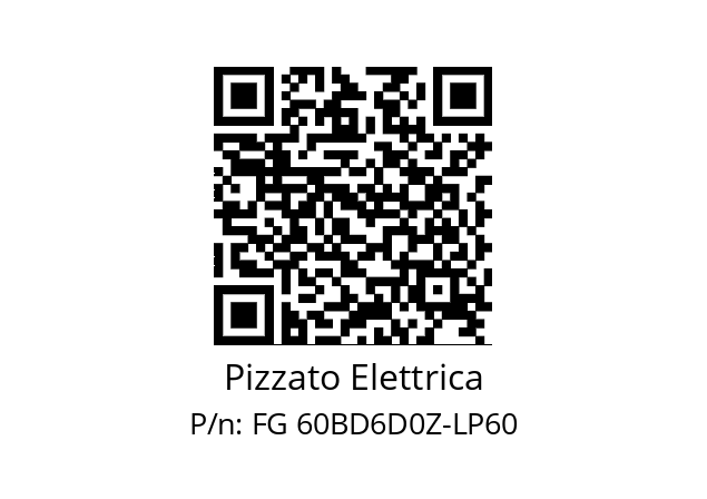   Pizzato Elettrica FG 60BD6D0Z-LP60