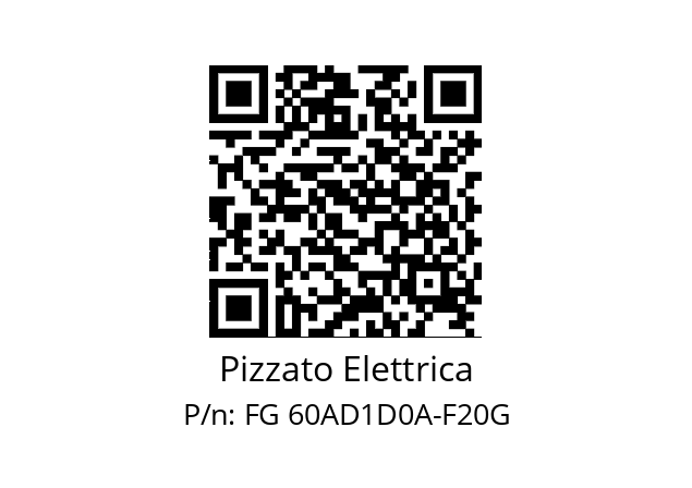   Pizzato Elettrica FG 60AD1D0A-F20G