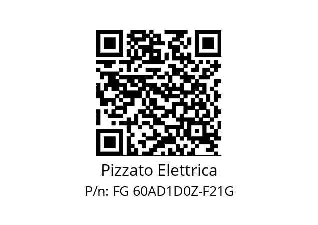   Pizzato Elettrica FG 60AD1D0Z-F21G