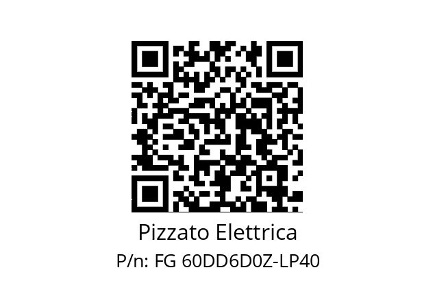   Pizzato Elettrica FG 60DD6D0Z-LP40