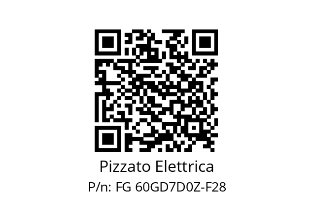   Pizzato Elettrica FG 60GD7D0Z-F28