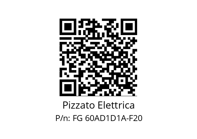   Pizzato Elettrica FG 60AD1D1A-F20