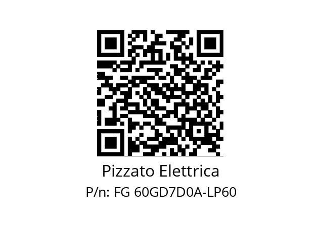   Pizzato Elettrica FG 60GD7D0A-LP60