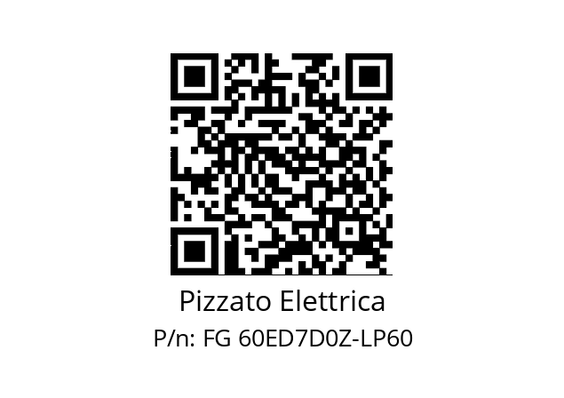   Pizzato Elettrica FG 60ED7D0Z-LP60