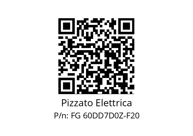   Pizzato Elettrica FG 60DD7D0Z-F20