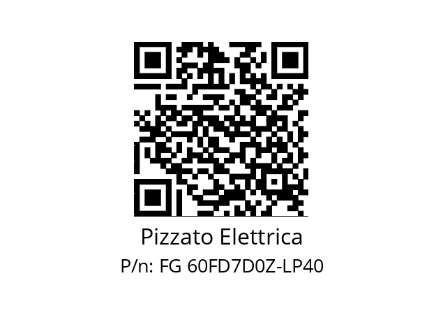   Pizzato Elettrica FG 60FD7D0Z-LP40