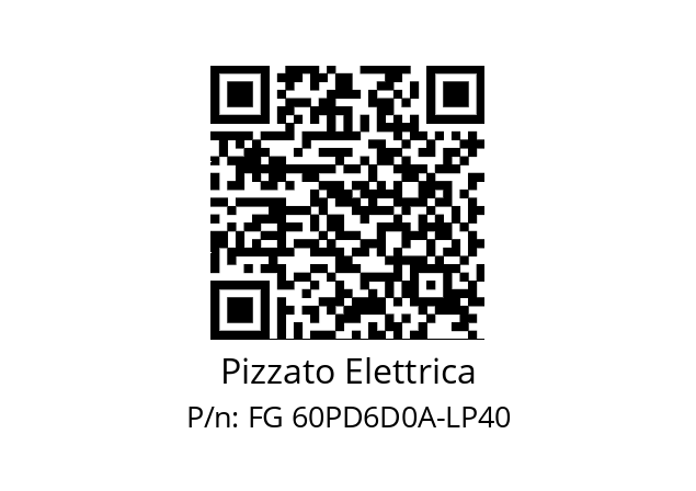   Pizzato Elettrica FG 60PD6D0A-LP40