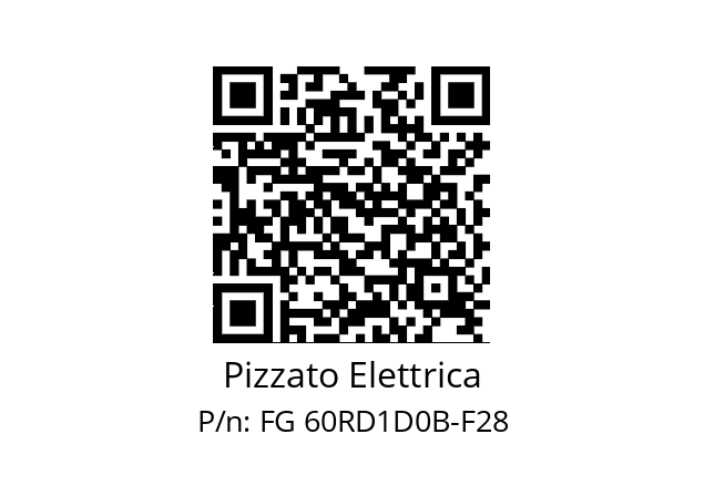   Pizzato Elettrica FG 60RD1D0B-F28