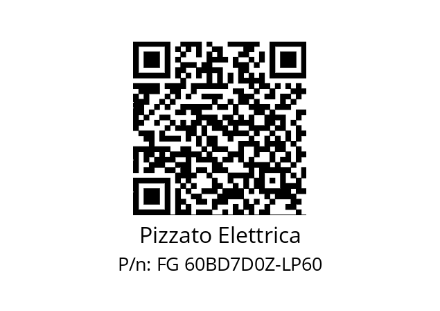   Pizzato Elettrica FG 60BD7D0Z-LP60