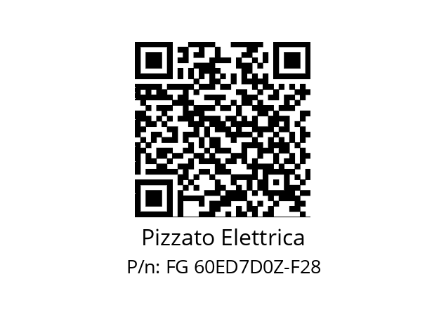   Pizzato Elettrica FG 60ED7D0Z-F28