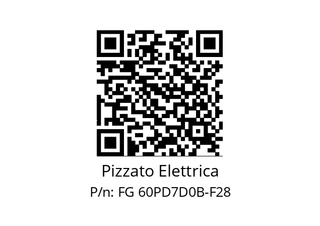   Pizzato Elettrica FG 60PD7D0B-F28