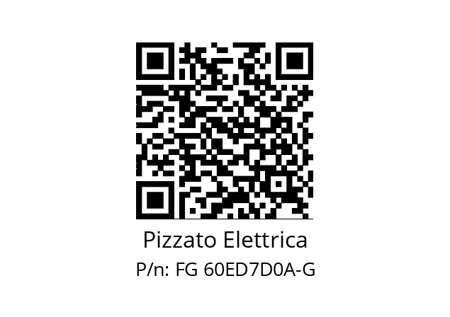   Pizzato Elettrica FG 60ED7D0A-G