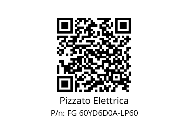   Pizzato Elettrica FG 60YD6D0A-LP60