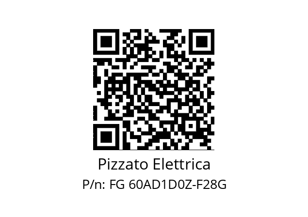   Pizzato Elettrica FG 60AD1D0Z-F28G