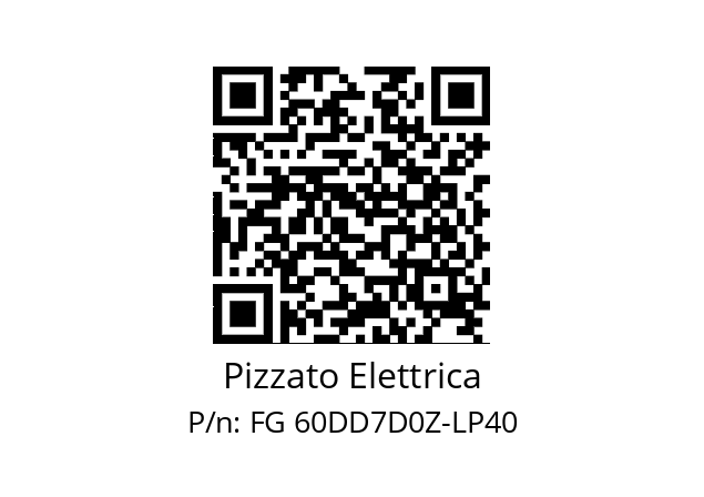   Pizzato Elettrica FG 60DD7D0Z-LP40