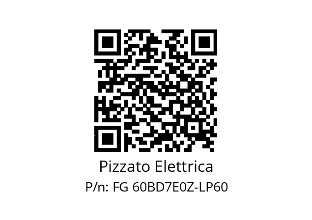   Pizzato Elettrica FG 60BD7E0Z-LP60