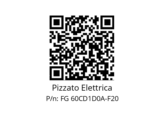   Pizzato Elettrica FG 60CD1D0A-F20