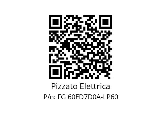   Pizzato Elettrica FG 60ED7D0A-LP60