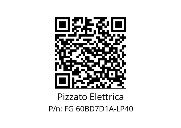   Pizzato Elettrica FG 60BD7D1A-LP40