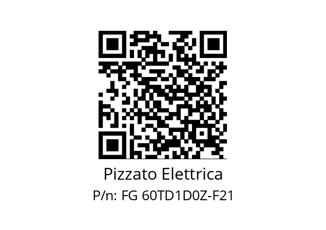   Pizzato Elettrica FG 60TD1D0Z-F21