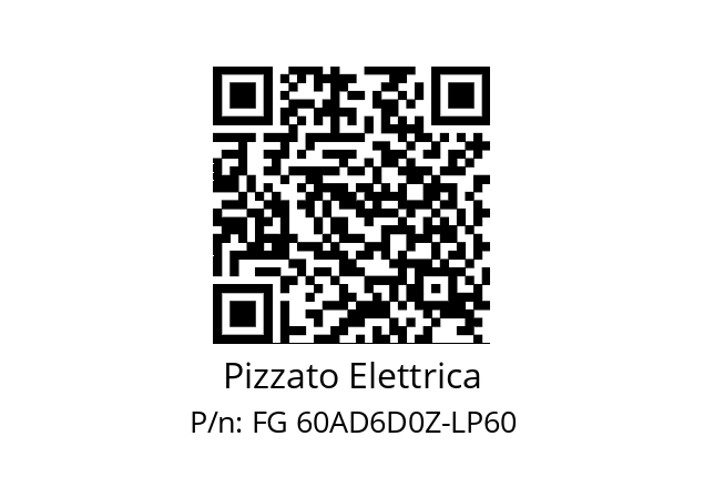   Pizzato Elettrica FG 60AD6D0Z-LP60