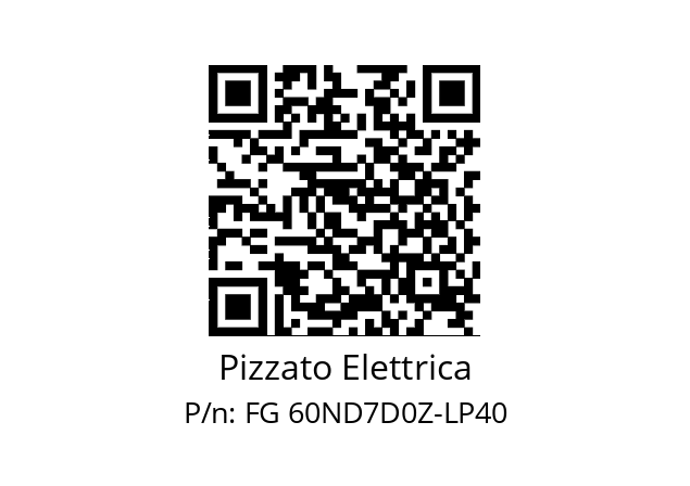   Pizzato Elettrica FG 60ND7D0Z-LP40