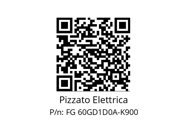   Pizzato Elettrica FG 60GD1D0A-K900