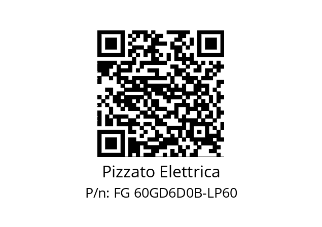   Pizzato Elettrica FG 60GD6D0B-LP60