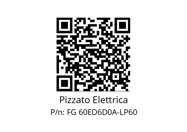   Pizzato Elettrica FG 60ED6D0A-LP60