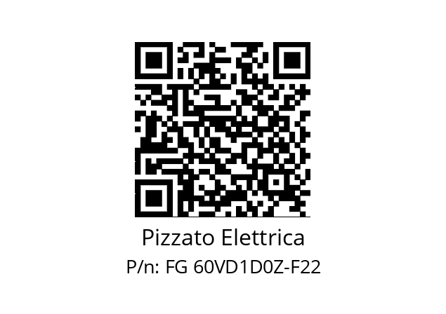   Pizzato Elettrica FG 60VD1D0Z-F22