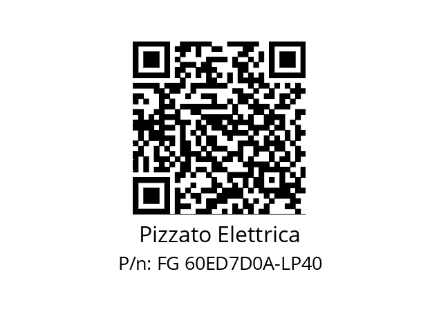   Pizzato Elettrica FG 60ED7D0A-LP40