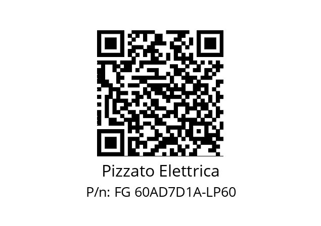   Pizzato Elettrica FG 60AD7D1A-LP60