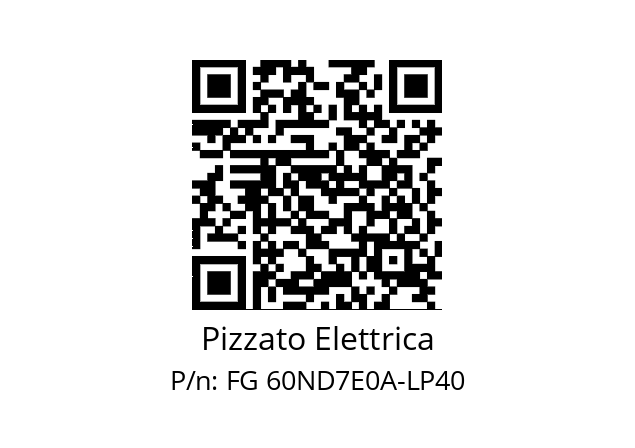   Pizzato Elettrica FG 60ND7E0A-LP40