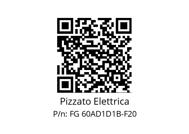   Pizzato Elettrica FG 60AD1D1B-F20