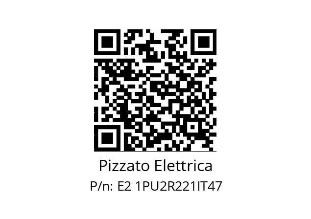   Pizzato Elettrica E2 1PU2R221IT47