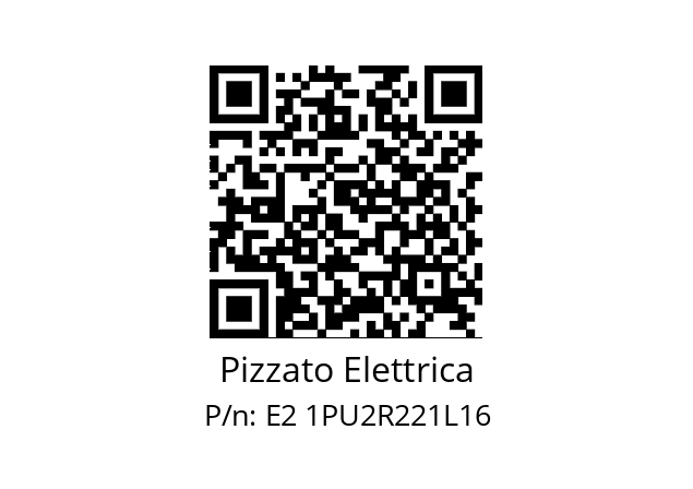   Pizzato Elettrica E2 1PU2R221L16